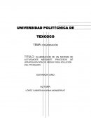 ELABORACIÓN DE UN SISTEMA DE ACTIVIDADES MEDIANTE PROCESOS DE JERARQUIZACIÓN DE ÁREAS PARA SOLUCIÓN DEL PROBLEMA