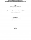METODOLOGIA PARA LA DETERMINACION DE LA EVAPOTRANSPIRACION Y LA CAPACIDAD DE CANALES EN CULTIVOS.
