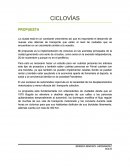 CICLOVÍAS PROPUESTA
