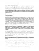 Value Based Management. Que es?.