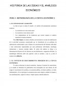 TEMA 1: METODOLOGÍA DE LA CIENCIA ECONÓMICA.