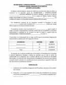 ASAMBLEA GENERAL ORDINARIA DE ACCIONISTAS _DE VENTA_DE ACCIONES.