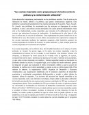 “Las cocinas mejoradas como propuesta para la lucha contra la pobreza y la contaminación ambiental”.