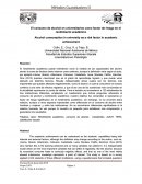 El consumo de alcohol en universitarios como factor de riesgo en el rendimiento académico.