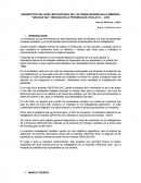 DIAGNOSTICO DEL NIVEL MOTIVACIONAL DE LOS TRABAJADORES EN LA EMPRESA "GRACIAS SAC" UBICADA EN LA PROVINCIA DE CHICLAYO