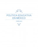 Política Educativa en México.