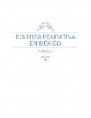 Política Educativa en México.