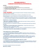 RESUMEN MODELO HUMANISTA/EXISTENCIAL/EXPERIENCIAL