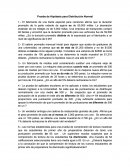 Prueba de Hipótesis para Distribución Normal