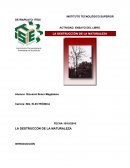 LA DESTRUCCÓN DE LA NATURALEZA.