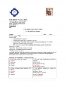 Control de lectura La lección de August.