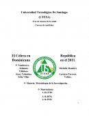 EL COLERA EN REPUBLICA DOMINICANA EN 2011