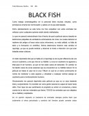 Reflexion pelicula Black Fish