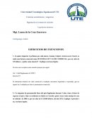 EJERCICIOS DE EXENCIONES.