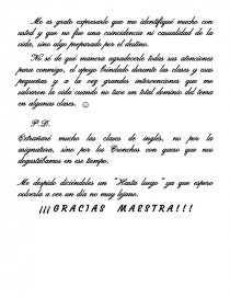 Carta De Agradecimiento De Una Maestra A Los Padres  Compartir Carta