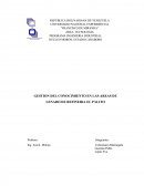 GESTION DEL CONOCIMIENTO EN LAS AREAS DE LENADO DE REFINERIA EL PALITO.