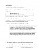 Lectura: Ficha crítica del libro seleccionado / El hombre en busca de sentido