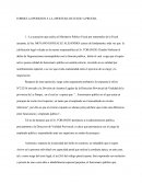 FORMULA OPOSICION A LA APERTURA DE JUICIO A PRUEBA