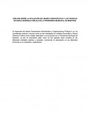 Ensayo sobre Modelo Burocratico y Tecnicas de NGP en la personeria.