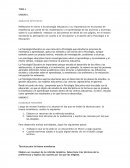 Análisis Reflexivo Psicología educativa.