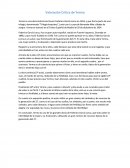 Valoración Crítica de Yerma.