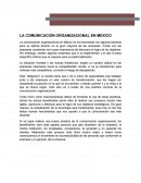 LA COMUNICACIÓN ORGANIZACIONAL EN MEXICO