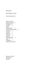 Como hacer proyecto de vida.. Página 1