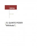 EL QUINTO PODER “Wikileaks”
