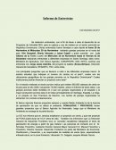 Informe de entrevistas llevadas a cabo en santo domingo