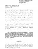 Machote divorcio incausado.