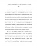 Cómo se debe fomentar la creatividad en las aulas de clase?