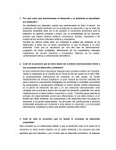 Por qué creen que anteriormente el desarrollo y el ambiente se estudiaban por separado?.