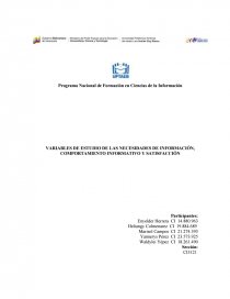 Seleccion de las fuentes de informacion.. Página 1