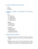 ENUMERAR Y NOMBRAR LOS SUB-PROCESOS DE CADA PROCESO PRINCIPAL.