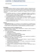 COSTOS Y PRESUPUESTOS.