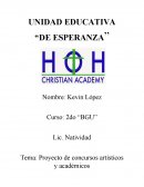 Proyecto de concursos artísticos y académicos