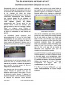 Articulo de Periodico. “los de americano se llevan el oro”