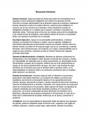 Recursos Humanos Director General: Supervisa todas las áreas para saber las necesidades de la empresa y tomar decisiones inteligentes que mejoren la situación de ésta.