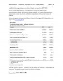 Análisis del desempeño macroeconómico del país en el período 2007-2013