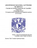 “El impacto social y ambiental de la ingeniería química en el mundo”