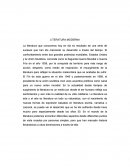 LITERATURA MODERNA Ensayo