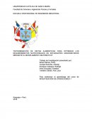 DETERMINACIÓN DE DIETAS ALIMENTICIAS PARA OPTIMIZAR LOS REQUERIMIENTOS NUTRICIONALES DE ESTUDIANTES UNIVERSITARIOS MEDIANTE EL MODELAMIENTO MATEMÁTICO”