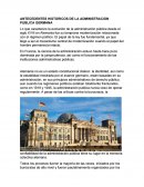 ANTECEDENTES HISTORICOS DE LA ADMINISTRACION PUBLICA GERMANA