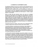 EL GENESIS DEL CALENTAMIENTO GLOBAL