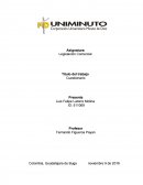 Legislación Comercial Cuestionario