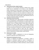 Determinación del área y objeto de estudio.