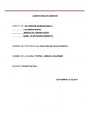 EL PRINCIPE DE MAQUIAVELO”.