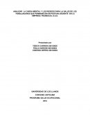 LA CARGA MENTAL Y LOS RIESGOS PARA LA SALUD DE LOS TRABAJADORES