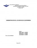 Trabajo de administracion de los servicios de enfermeria.