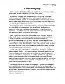 La Tierra en juego. Ensayo